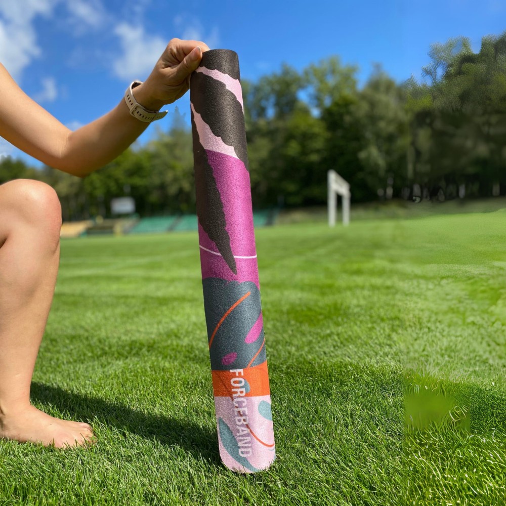 Mata do jogi / ćwiczeń TRAVEL - mikrofibra + eco kauczuk  1.5