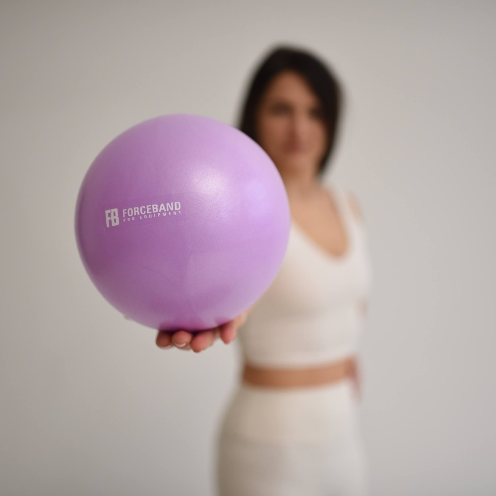 Piłka do pilatesu SOFT BALL -  ø 25 cm fioletowa