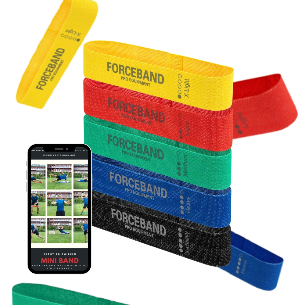 MINI BAND 5 taśm materiałowych ZESTAW + E-BOOK Gratis!